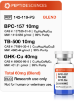 BPC-157, TB-500, GHK-Cu 60mg (Glow Blend)