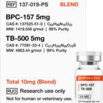 BPC-157, TB-500 10mg (Blend)