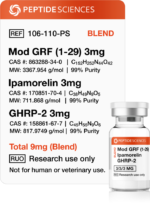 Mod GRF, Ipamorelin, GHRP-2 (Blend) - Official Peptide Sciences
