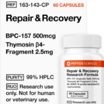 Repair and Recovery (60 Capsules) (Stable BPC-157 Arginate, Thymosin Beta-4 Fragment)