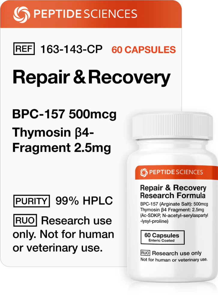 repair_recovery_bpc157_500mcg_thymosin_beta4_fragment_2.5mg_capsules_.png Repair and Recovery (60 Capsules) (Stable BPC-157 Arginate, Thymosin Beta-4 Fragment) - Image 1