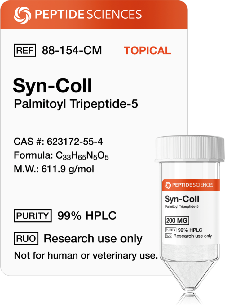 syn-coll_peptide.png Syn-Coll (Palmitoyl Tripeptide-5) 200mg (Topical) - Image 1
