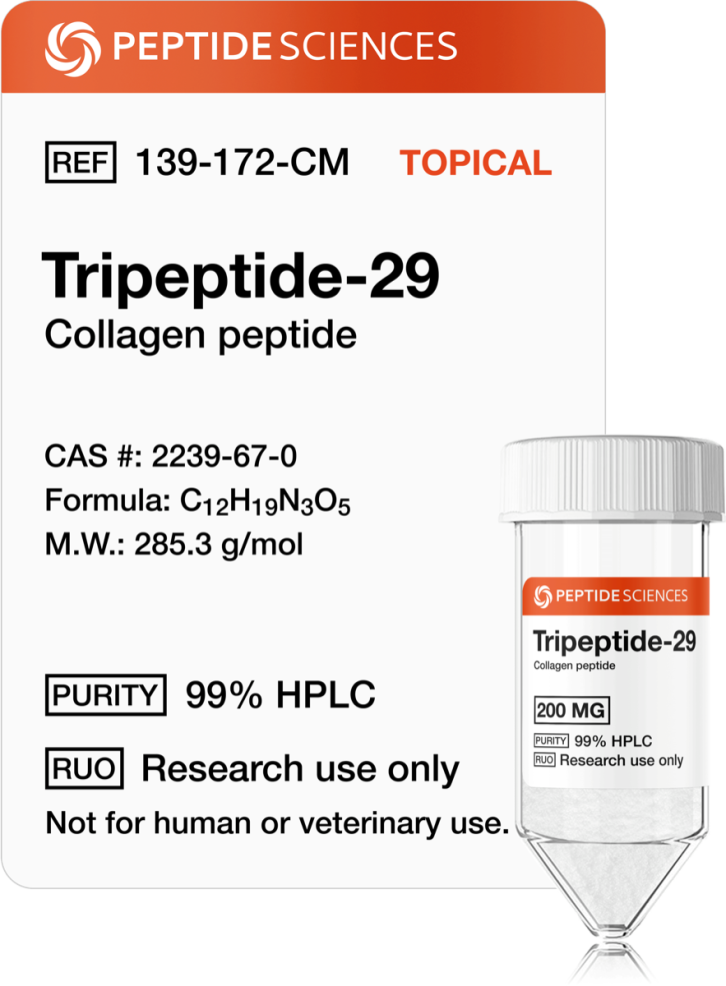 tripeptide-29_peptide.png Tripeptide-29 200mg (Collagen peptide) (Topical) - Image 1