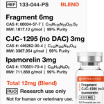 Fragment, CJC-1295 (No DAC), Ipamorelin 12mg (Blend)
