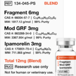 Fragment, Modified GRF, Ipamorelin 12mg (Blend)